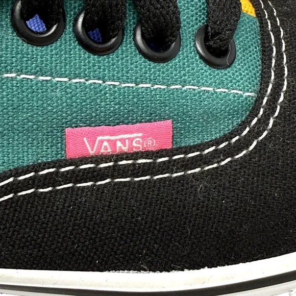 VANS Era Mix & Match - 500714 Black Blue Yellow Green Size 7.5 Men 9.0 Women EUC - Picture 5 of 11
